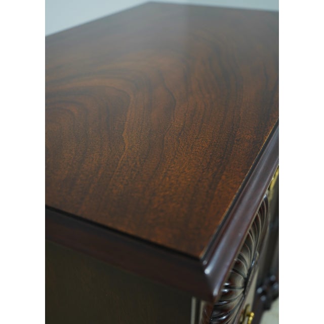 Kindel Mahogany Newport Blockfront Chest For Sale - Image 11 of 18