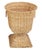 Large Square Wicker Urn For Sale - Image 4 of 4