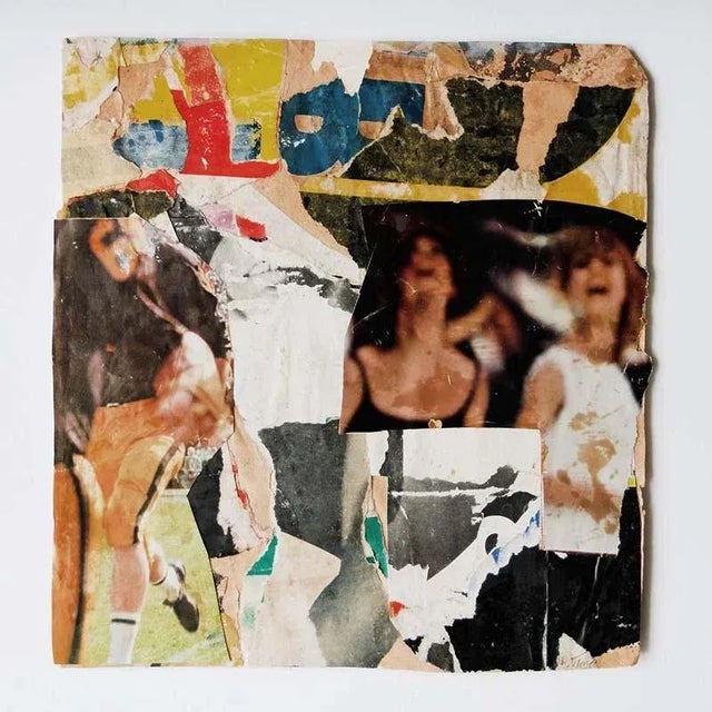 Abstract Wayne Timm Collage -Femme Fatale Series 323 1966 For Sale - Image 3 of 8