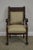 Wood Victorian Renaissance Carved Mahogany His & Hers Arm Chairs - a Pair For Sale - Image 7 of 13