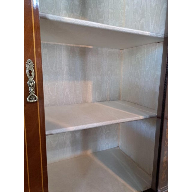 1940s Late 19th Century English Mahogany Bookcase For Sale - Image 5 of 7