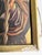 Rustic European Antique Saint Joseph & Infant Jesus Chromolithograph, Original Nailed Wood Frame, Religious Art For Sale - Image 3 of 9