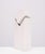 Marus v.d. Made visual artist and designer Unique white cubistic table lamp . looks and feels like marble . is a piece of...