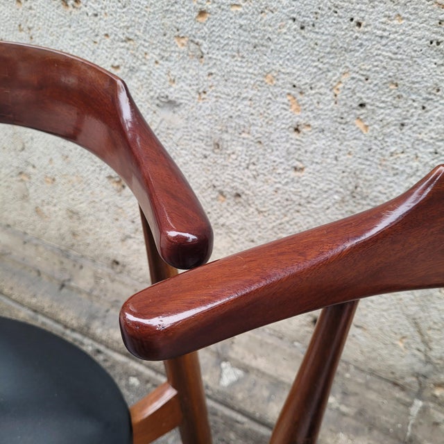 Scandinavian Modern Dining Table and Chairs in the style of Hans Olsen, Denmark, 1960s, Set of 5 For Sale - Image 15 of 18