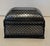 Sterling over bronze domed top casket, unmarked, probably Indian in origin and related to traditional bidriware. Combined...