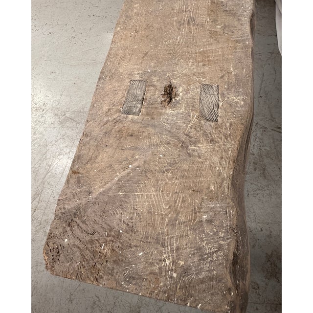 Large Rustic Pig Bench Console, 1920s For Sale - Image 4 of 8