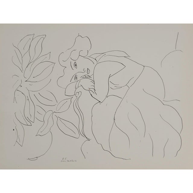 Henri Matisse, Femme au regard enjôleur, Lithograph For Sale