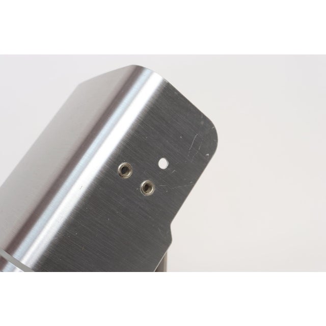 Vintage Italian Aluminum Table Lamp With Swiveling Shade by Targetti Sankey For Sale - Image 16 of 18