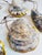 Shell Contemporary Gilded Rimmed Oyster Shell Ornaments- Set of 6 For Sale - Image 7 of 8