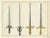 Ornate Medieval and Renaissance Swords, 1842, Lithograph For Sale - Image 6 of 6