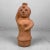 Unglazed Terracotta Figurine of Woman Carrying Water, Miyazaki, Japan, 1960s For Sale - Image 4 of 9