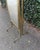 Vintage Brass Beveled Cheval Mirror For Sale - Image 4 of 7