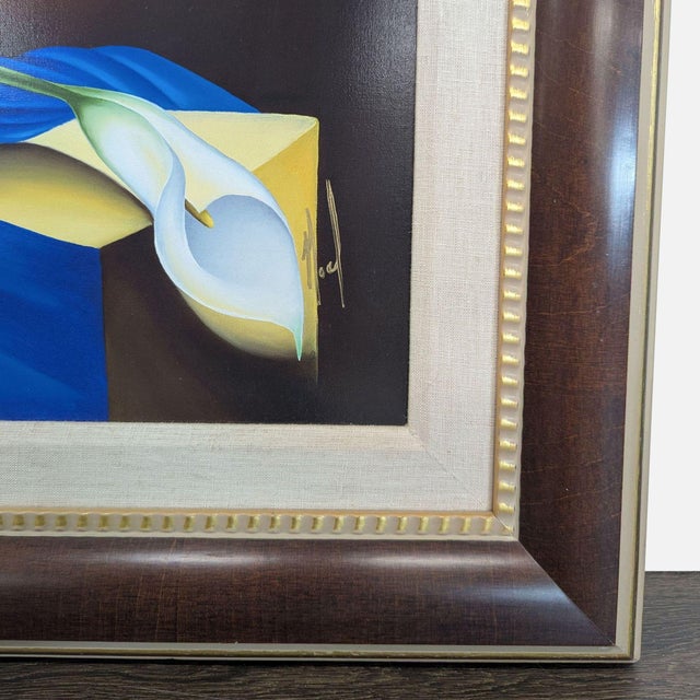 Noel Suarez Framed “Callas I” Still Life Print For Sale - Image 4 of 6