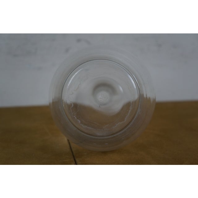 Vintage Baccarat France Clear Crystal Wine Whiskey Liquor Decanter Bottle For Sale - Image 11 of 12