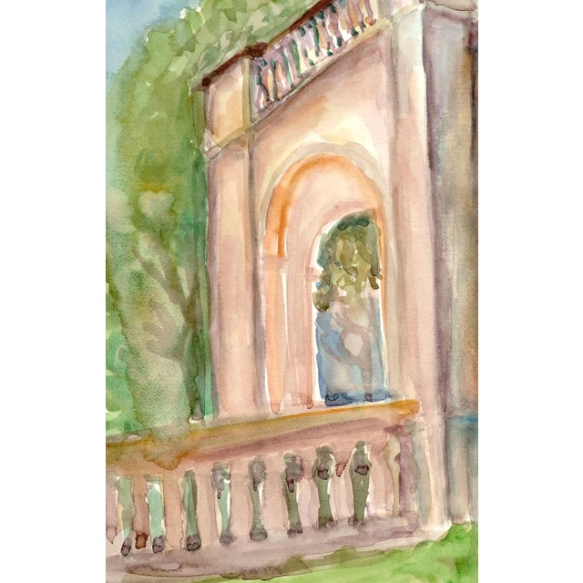 1980s Garden Entrance Landscape by Virginia J Hughins For Sale - Image 5 of 6
