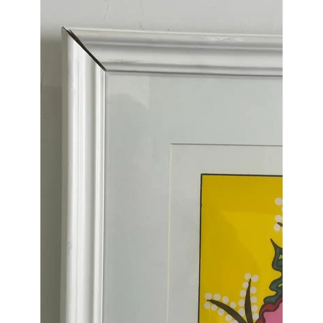 Mara Lynn Abboud Calico Cats Screenprint Artist Proof , Signed & Framed 1990's For Sale - Image 16 of 18