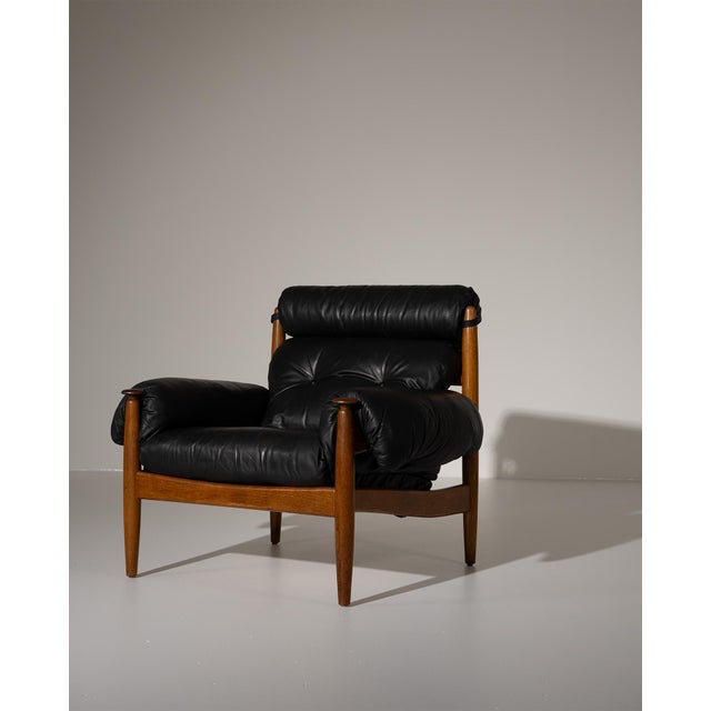 “Amiral” Armchair by Eric Merthen for Ire Möbler, Sweden, 1960s. A distinguished example of Scandinavian modern design,...