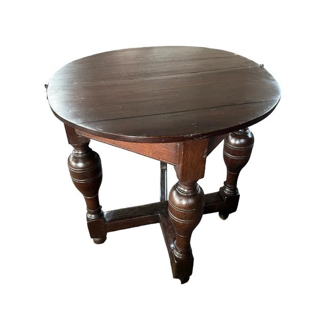 18th Century Dutch Drop-Leaf Table For Sale - Image 5 of 14