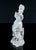 White Porcelain Gardener and Flower Girl Sculptures from Capodimonte, Set of 2 For Sale - Image 8 of 18