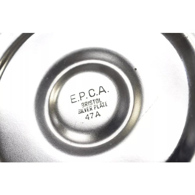 Vintage Victorian Style Reticulated Handle Silver Plated Ice Bucket by Bristol For Sale - Image 10 of 11