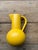 Ceramic Modern Sculptural Matte Yellow Ceramic Pitcher For Sale - Image 7 of 8