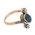 1910s Edwardian Sapphire Diamond 18k Yellow Gold Ring, Size 5.25 For Sale - Image 4 of 7