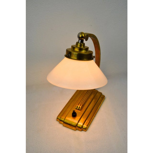 Antique Art Nouveau Table Lamp For Sale - Image 5 of 11