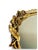 Glass Vintage French Oval Mirrored Vanity Tray With Gilt Floral Filigree, Circa 1950s For Sale - Image 7 of 10