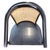 Vintage Hollywood Regency Black Lacquer Swivel Chair With Cane Back For Sale - Image 18 of 18