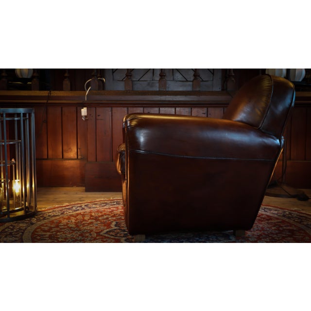 Club Chair in Leather from Timothy Oulton, 2010s For Sale - Image 17 of 18