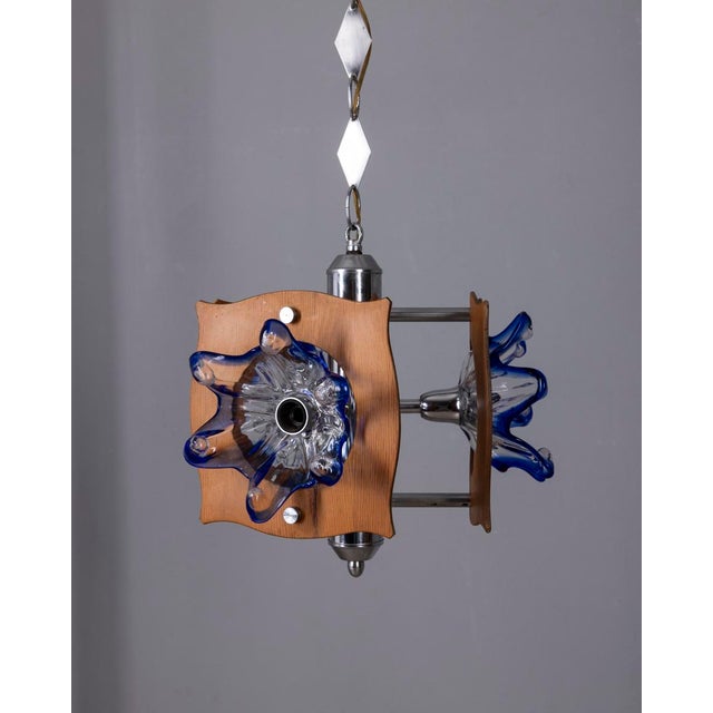Vintage Murano Glass Pendant, Italy, 1960s For Sale - Image 3 of 11