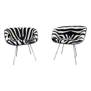 MCM La Fonda Chairs by Herman Miller Newly Reupholstered - Pair For Sale
