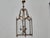 Tall French Wrought Iron Lantern With Glass Panels and Scroll Detailing - 1900s For Sale - Image 18 of 18