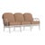 Brown Jordan Calcutta Sofa, Dove frame with Fusion Clay fabric For Sale - Image 12 of 12