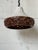 Brown 1970s Mid-Century Modern Ceramic Pendant Light Fixture Textured Studio Pottery Ceiling Lamp For Sale - Image 8 of 11