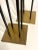 Mid Century Transitional Black Metal and Brass Candlesticks, a Pair For Sale - Image 10 of 12