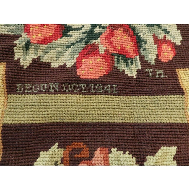 Textile Galerie Shabab Collection Mid-20th Century English Needlepoint Rug For Sale - Image 7 of 10
