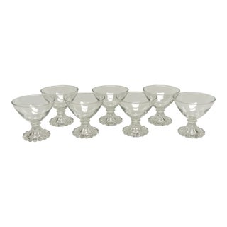 Boopie Bubble Sherbet Footed Cups Set of 7 For Sale