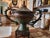 Metal Antique Baroque Painted Iron Urn-Vase, 1890s For Sale - Image 7 of 7