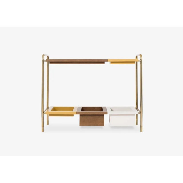 Brown Xavier Console Table by Marqqa, Set of 6 For Sale - Image 8 of 8