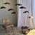 Flat Corrugated Leaf Pendant Light in Teak For Sale - Image 14 of 18