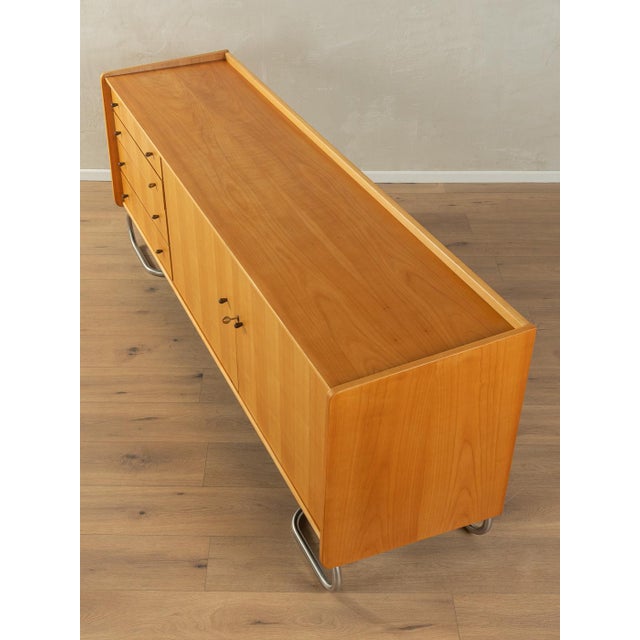 Vintage Sideboard in Cherry, 1950s For Sale - Image 4 of 8