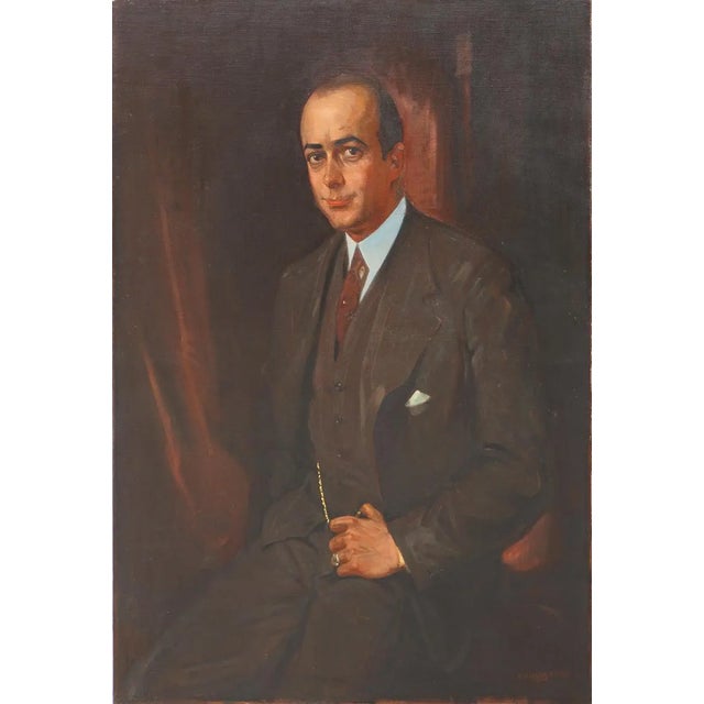 David Nicholson Ingles Portrait of Gentleman David Ingles - Scotland For Sale