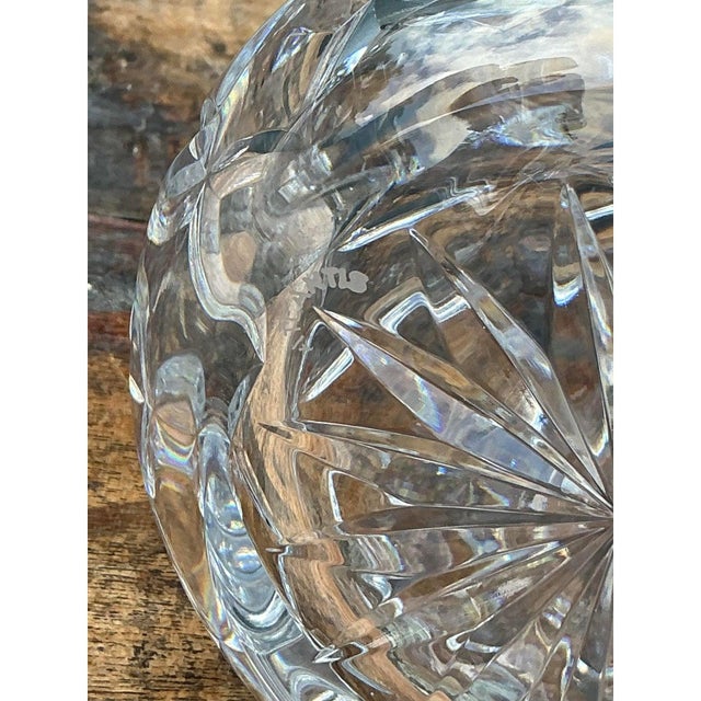 Vintage Regency Cut Glass Decanter For Sale - Image 4 of 6
