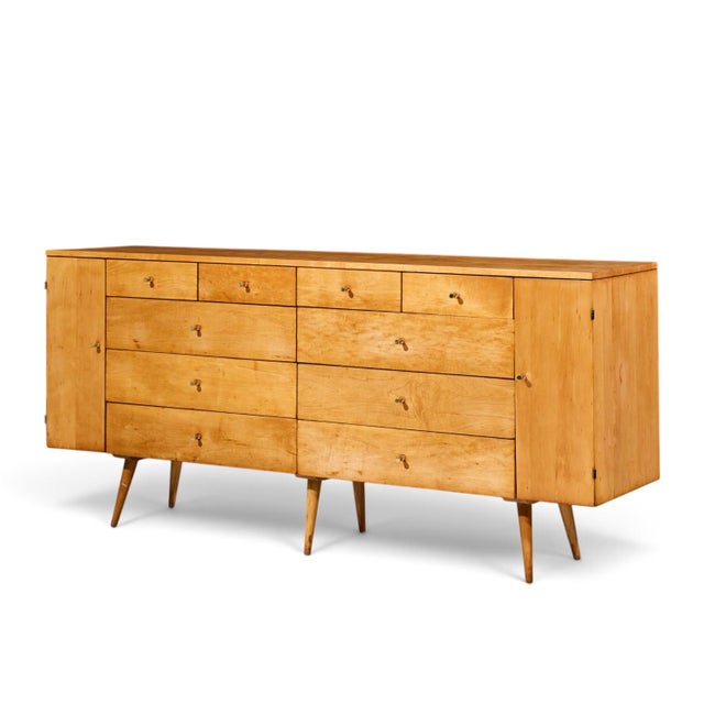 Mid-Century Modern Paul McCobb Mid Century 20-Drawer Dresser For Sale - Image 3 of 10