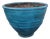 Large Moroccan Turquoise Blue Pottery Planter For Sale