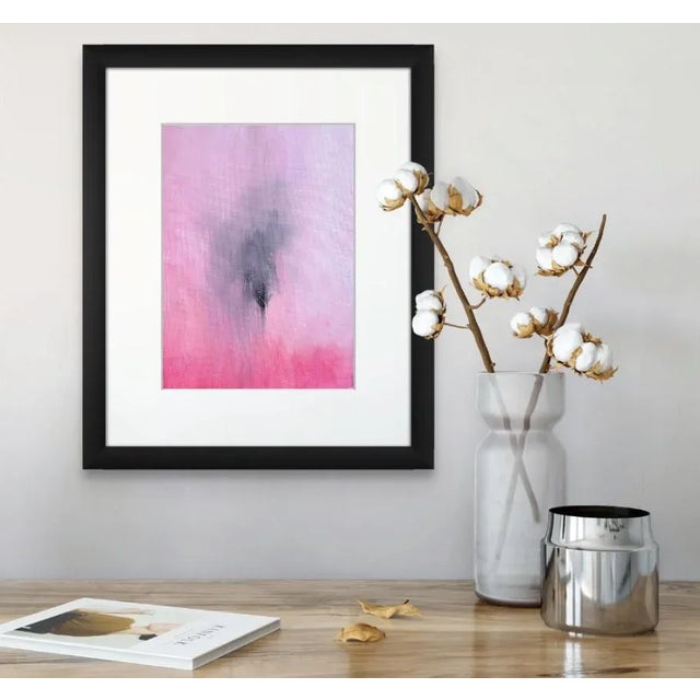 2020s "Licorice Heart" Original Abstract Canvas Painting by KR Moehr For Sale - Image 5 of 8