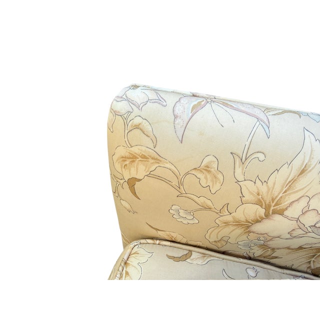 Mid Century Kindel Floral Lounge Chair For Sale - Image 14 of 15