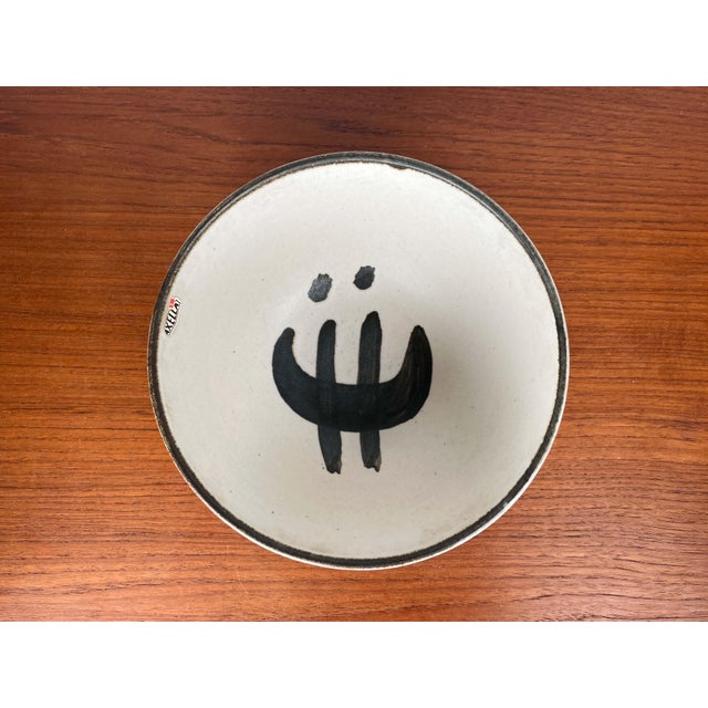 Mid-Century Modern Danish Studio Pottery Bowl by Aksel Larsen for Axella, 1960s For Sale - Image 13 of 18