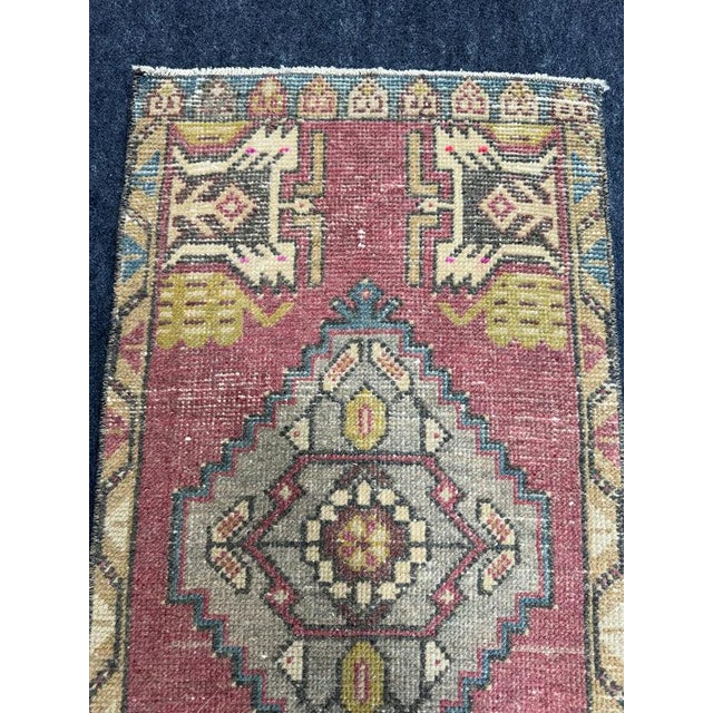 Turkish Yastik Rug 1'8" x 3'4" For Sale - Image 4 of 5